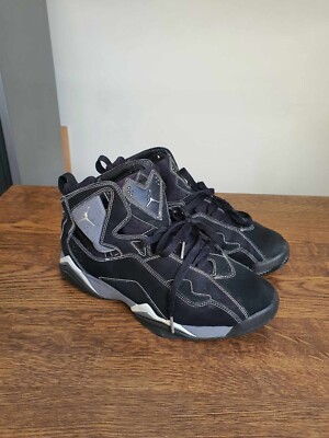Nike air Jordan True Flight Black Metallic Silver (2011) Sz42.5