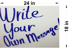 10 Pack Blank Signs 18" x 24" x 4 mm corrugated plastic, bundles of 10 pieces