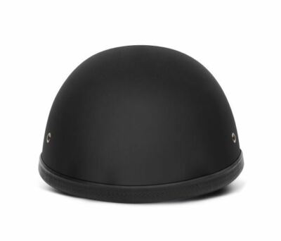 New Daytona Helmets Skull Cap EAGLE-DULL BLACK Motorcycle Helmet