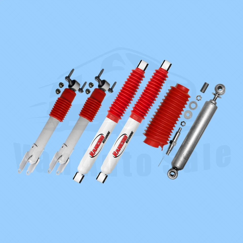 Amortiguadores y estabilizadores Rancho Chevrolet Silverado 3500 HD 2011-2018 2x2/4x4 Foto 2 de 4