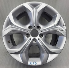 1x Alufelge 19 Zoll 10.0" 5x120 53ET Glanz Silber 6788009 BMW X5 E70 E71