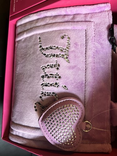 Juicy Couture Exclusive Mini Tote Big Spender 3 Piece Gift Box Set Violet Tulle - Picture 3 of 10