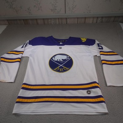 Buffalo Sabres Jack Eichel Jersey Mens 56 White Winter Classic NHL Hockey Adidas