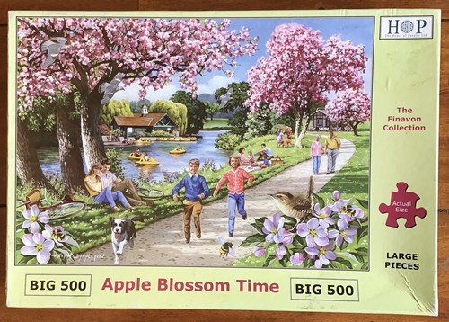 HOP BIG 500 “ APPLE BLOSSOM TIME” EXTRA LARGE PIECE JIGSAW PUZZLE ...