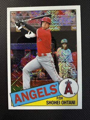 2020 Topps Update Shohei Ohtani 1985 Topps Chrome Silver Pack Card #CPC-7