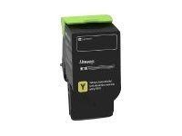 Toner jaune Lexmark 78C20Y0 consommable laser authentique pour imprimantes CS421 CX421