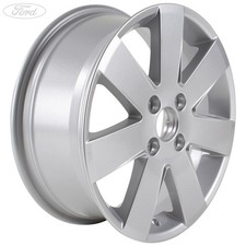 Genuine Ford Fiesta Mk6 Fusion 16" Alloy Wheel 7 Spoke 6.5J Silver 2002- 1143436