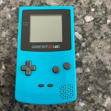 Nintendo Gameboy Color System Teal Blue Tested Cgb-001