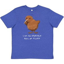 Inktastic I Am An Adorable Ball Of Fluff- Cute Kiwi Bird Youth T-Shirt Animals