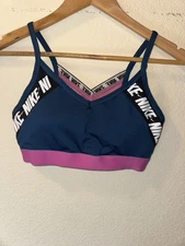 Nike DRI-Fit Womens Indy Removable Pads Sports Bra Medium DB4639-432