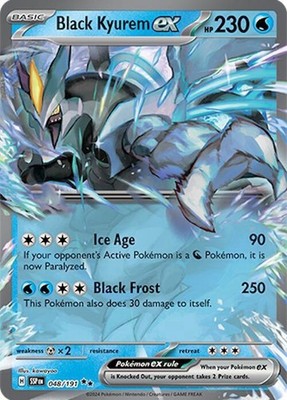Black Kyurem EX 048/149 Scarlet & Violet- Surging Sparks ￼
