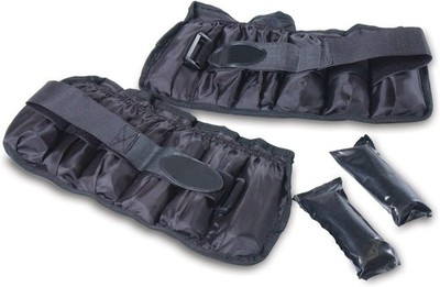 CAP Barbell Adjustable Ankle Weights |10-20lb Pair | Black 10-Pound, 