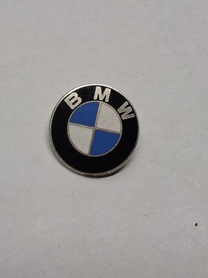 BMW Vintage Metal Lapel Hat Tie Pin Badge Silver Color
