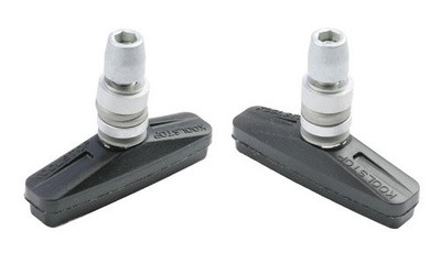 KOOL STOP Flatland (CITY) bicycle BMX THREADED brake pads BLACK