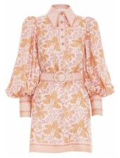 ZIMMERMANN-Kaleidoscope Silk Shift Mini Dress-Like New-RARE