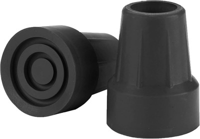 7/8'' Shaft Super Heavy Duty Bariatric Cane Replacement Tip Black 2 CT, Product