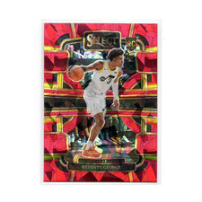 2023-24 Select Keyonte George #75 Concourse Cracked Ice Red Prizm