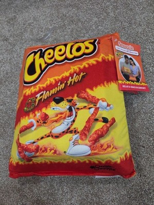 Snuggie Flamming Hot Cheetos 2-in-1 Pillow and Snack Tray NWT