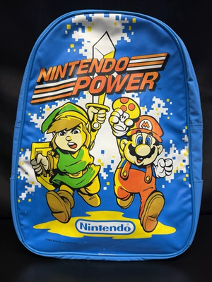 #ad 1988 Super Mario amp; Link Nintendo Power Backpack Super Clean Vintage $310.00