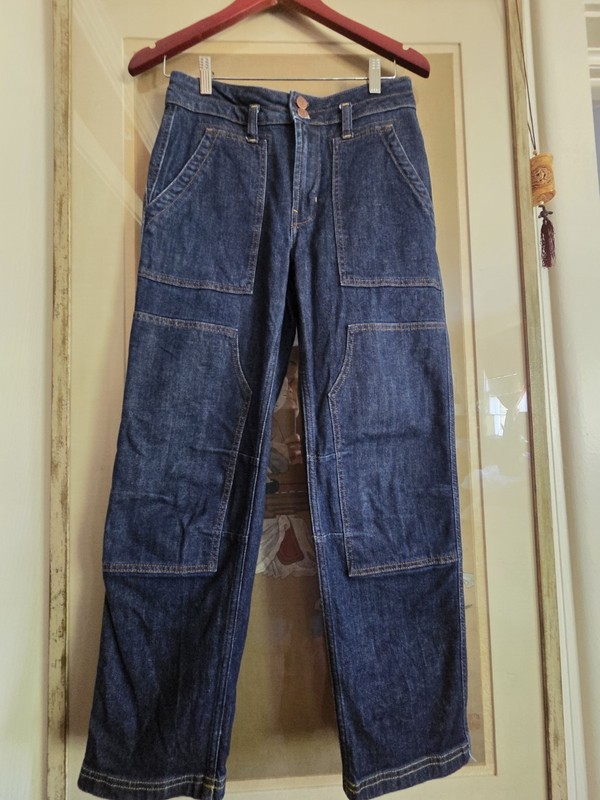 Womens Pilcro Anthropologie The Wanderer High Rise Utility  Denims Sz 27 Preown