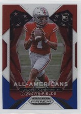 2021 Panini Prizm Draft Picks All-American Red White & Blue Justin Fields 1i72