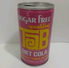 Sparkling Diet Tab - Vintage Sugar Free Diet Tab Coca Cola Pull Tab Soda Pop Can