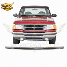 New For Front Upper Grille Molding Chrome Black 1993-1997 Ford Ranger 2wd 4wd New For Front Upper Grille Molding Chrome Black 1993-1997 Ford Ranger 2wd 4wd