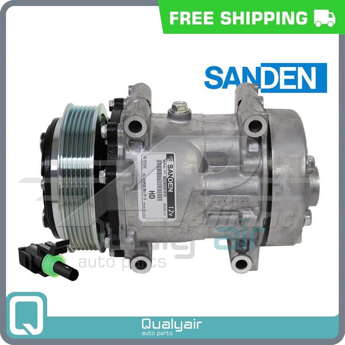 pu-san Amazon.com: OEM Sanden AC Compressor SD7H15 8 Groove 24V