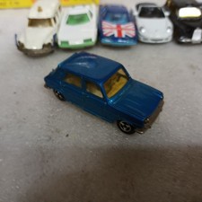 MAJORETTE SIMCA 1100 TI BLEUE  OCCASION EN BON ETAT SANS BOITE