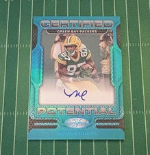 2023 Certified Football Teal ROMEO DOUBS /50 Certified Potential Autograph Card