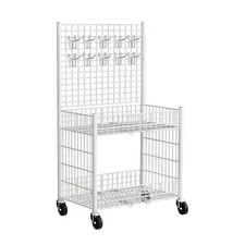 Professional Stackable Wire Storage Bin Rack Groceries Basket for Retail Shop