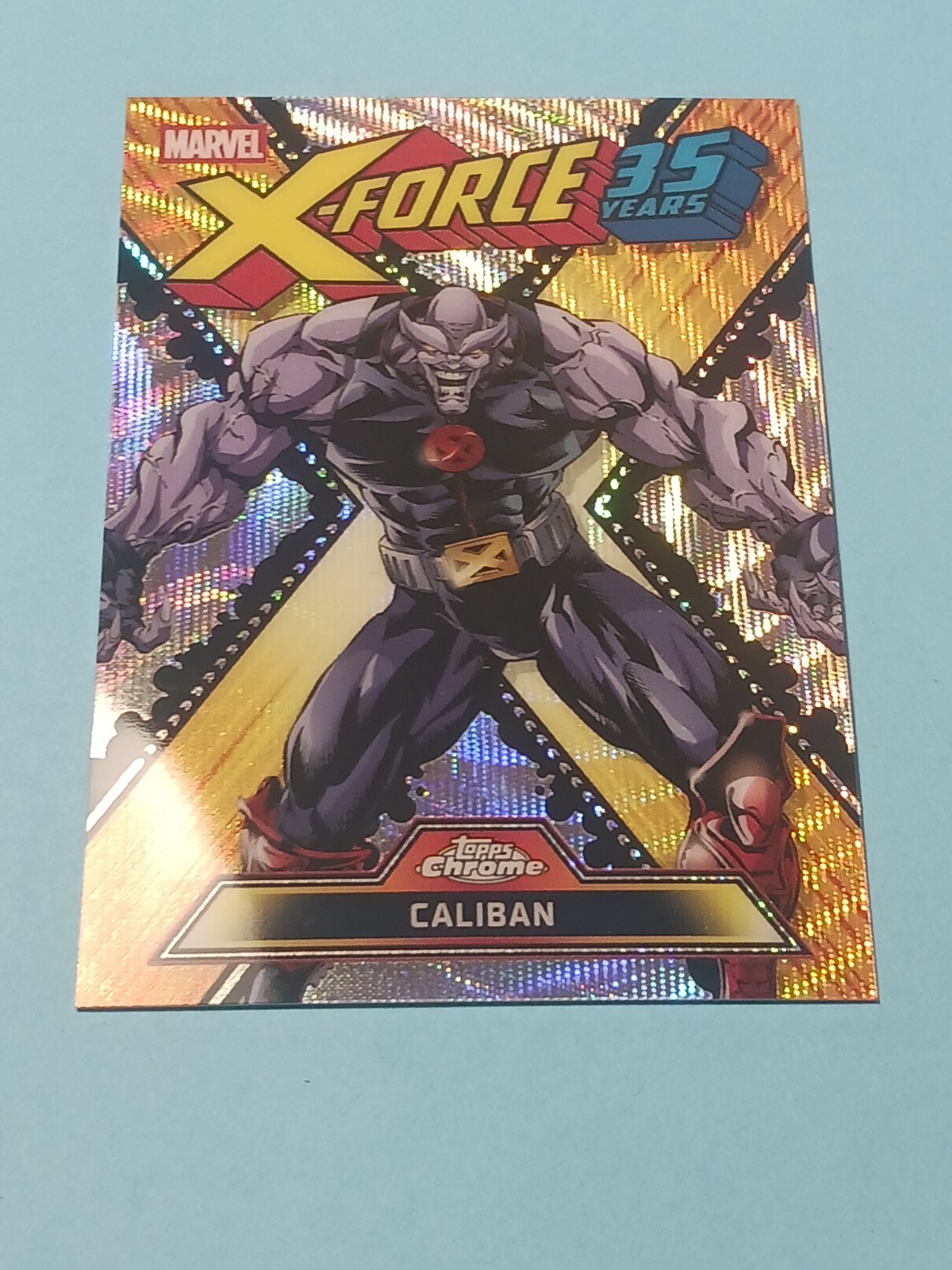 2026 Topps Chrome Marvel Comics X-Force 35 Years Caliban XF-02 Insert
