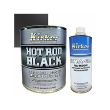 Hot Rod Black 2.8 VOC Urethane Topcoat Satin Finish UA-70388 3/4 Gallon with ...