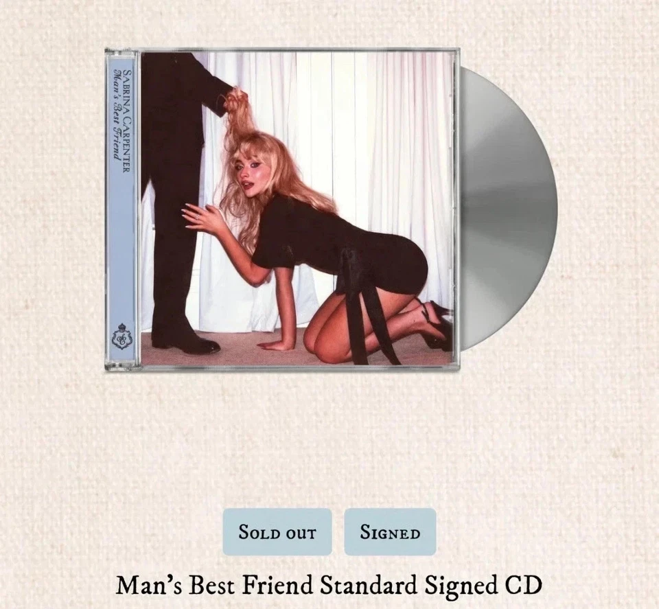 Sabrina Carpenter Man’s Best Friend Standard Signed Insert CD IN HAND - Image 3 of 3