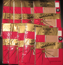 Vintage Nylon stockings  DEBUTANTE CINNA-GLO BEIGE 10.5 A-6 900 Never worn LOT
