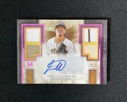 2025 Topps Museum Pink Sapphire Jackson Merrill Quad Relic Auto 61/75 QI95