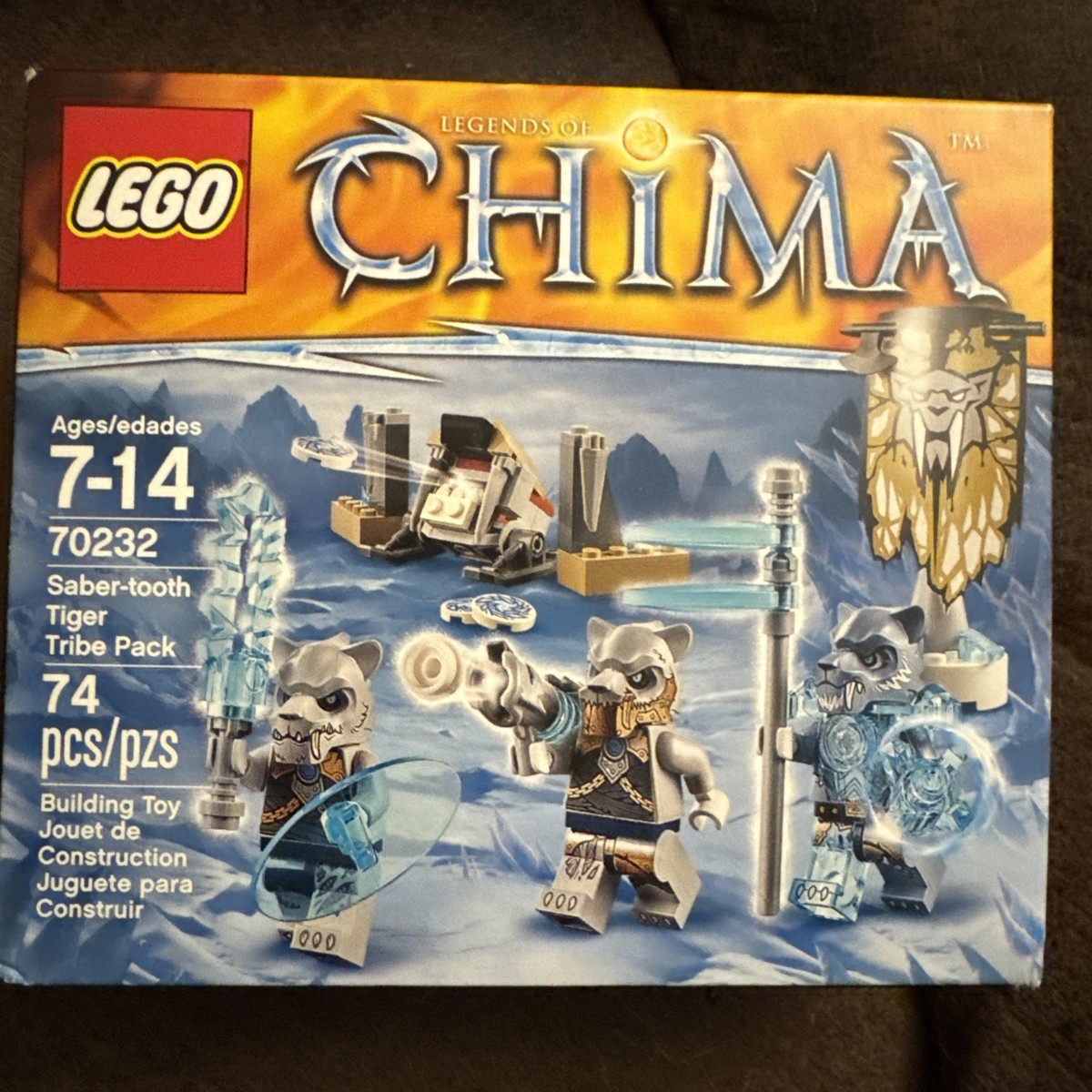 LEGO LEGENDS OF CHIMA 70232 Saber Tooth Tiger Tribe Pack. New