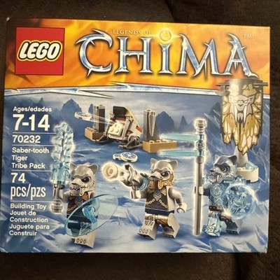 LEGO LEGENDS OF CHIMA 70232 Saber Tooth Tiger Tribe Pack. New. Sealed.