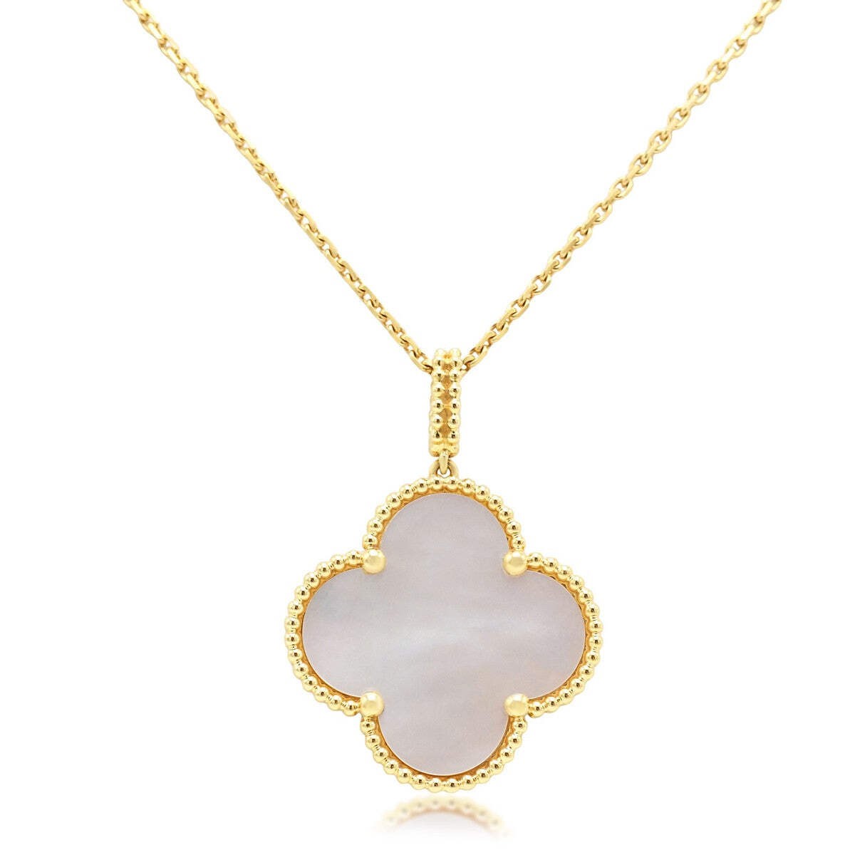 Van Cleef & Arpels MOP Magic Alhambra Long Necklace, 1 Motif