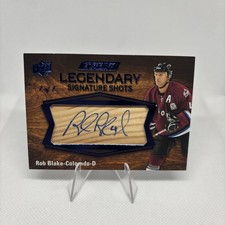 23-24 Upper Deck Engrained - Legendary Signature Shots Rob Blake #LSS-BL 1 OF 1