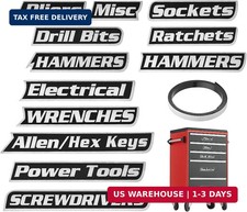 Magnetic Toolbox Labels 12pack With Magnetic Tape Tool Organizer Tags Magnetic Toolbox Labels 12pack With Magnetic Tape Tool Organizer Tags