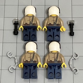 LEGO CITY: Police Pursuit (4437) Lot Of 4 Minifigures Mini figs H4 13