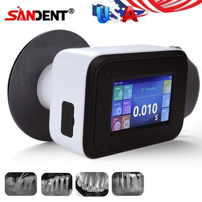 Dental Mobile Digital X-Ray Machine High Frequency + Scatter Shield Ring Kit