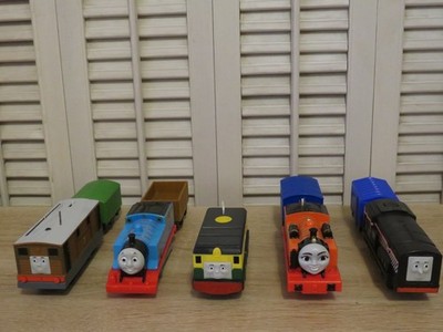 Thomas & Friends Trackmaster Motorized Train Lot Talking Diesel Nia Toby Philip