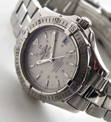 BREITLING mens watch, A17350 COLT OCEAN, AUTOMATIC, WHITE dial, WOW!!!