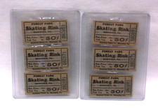 Vintage Group of Forest Park Skating Rink Tickets Hanover Pa