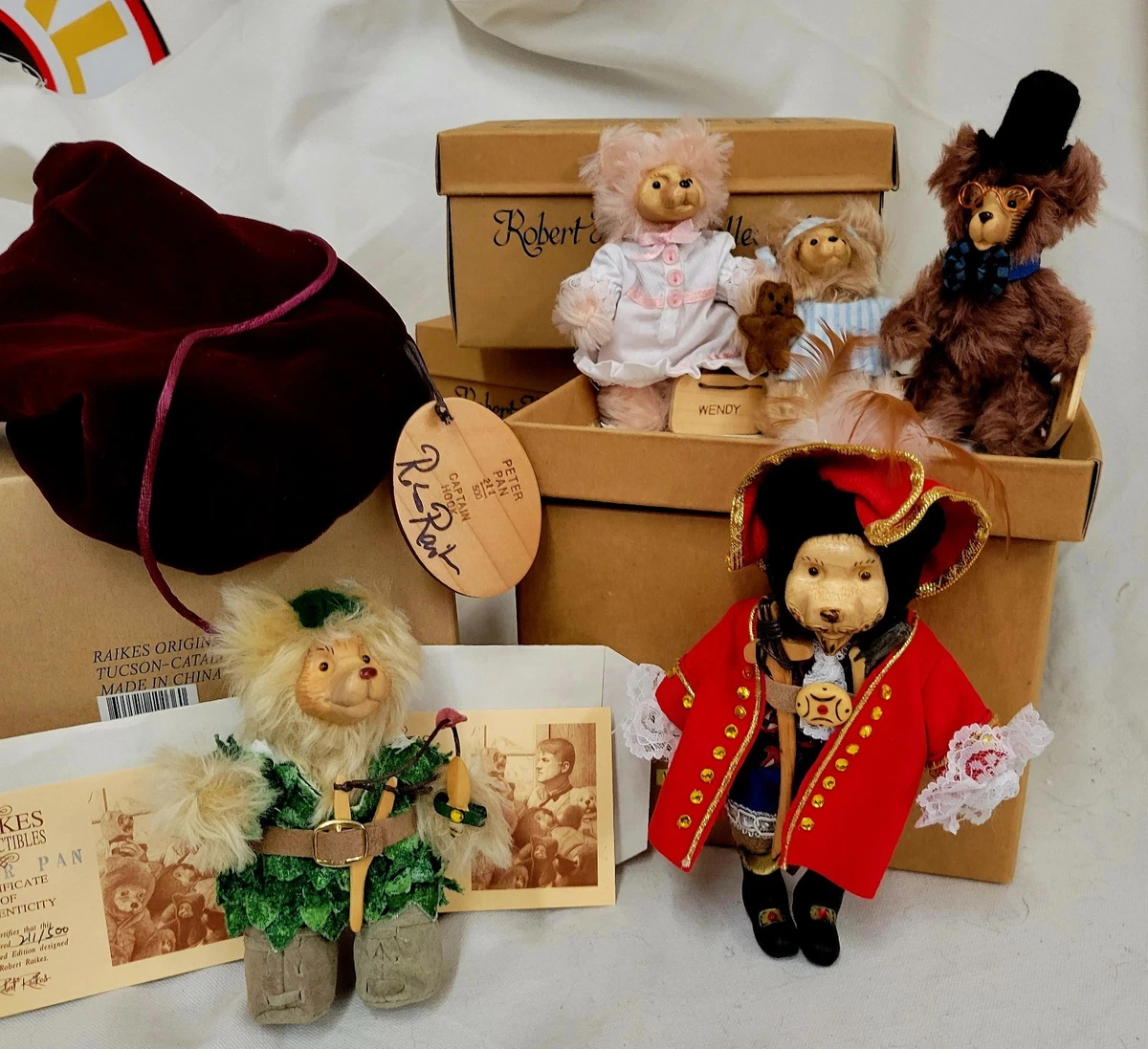 Robert Raikes テディベア krank marcelloアンティーク 美術品・アンティーク・コレクション Robert Raikes テディベア krank