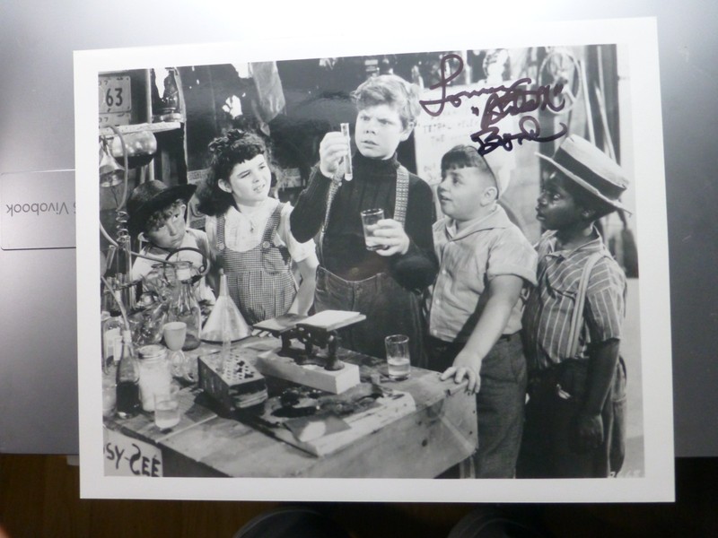 Tommy "Butch" Bond (Little Rascals) Signed 8 x 10 Black and White Photo with COA