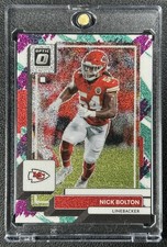 NICK BOLTON 2022 PANINI DONRUSS OPTIC #98 JAZZ PRIZM SP CHIEFS