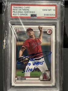 Reid Detmers Autograph | eBay